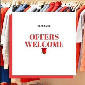 All offers considered